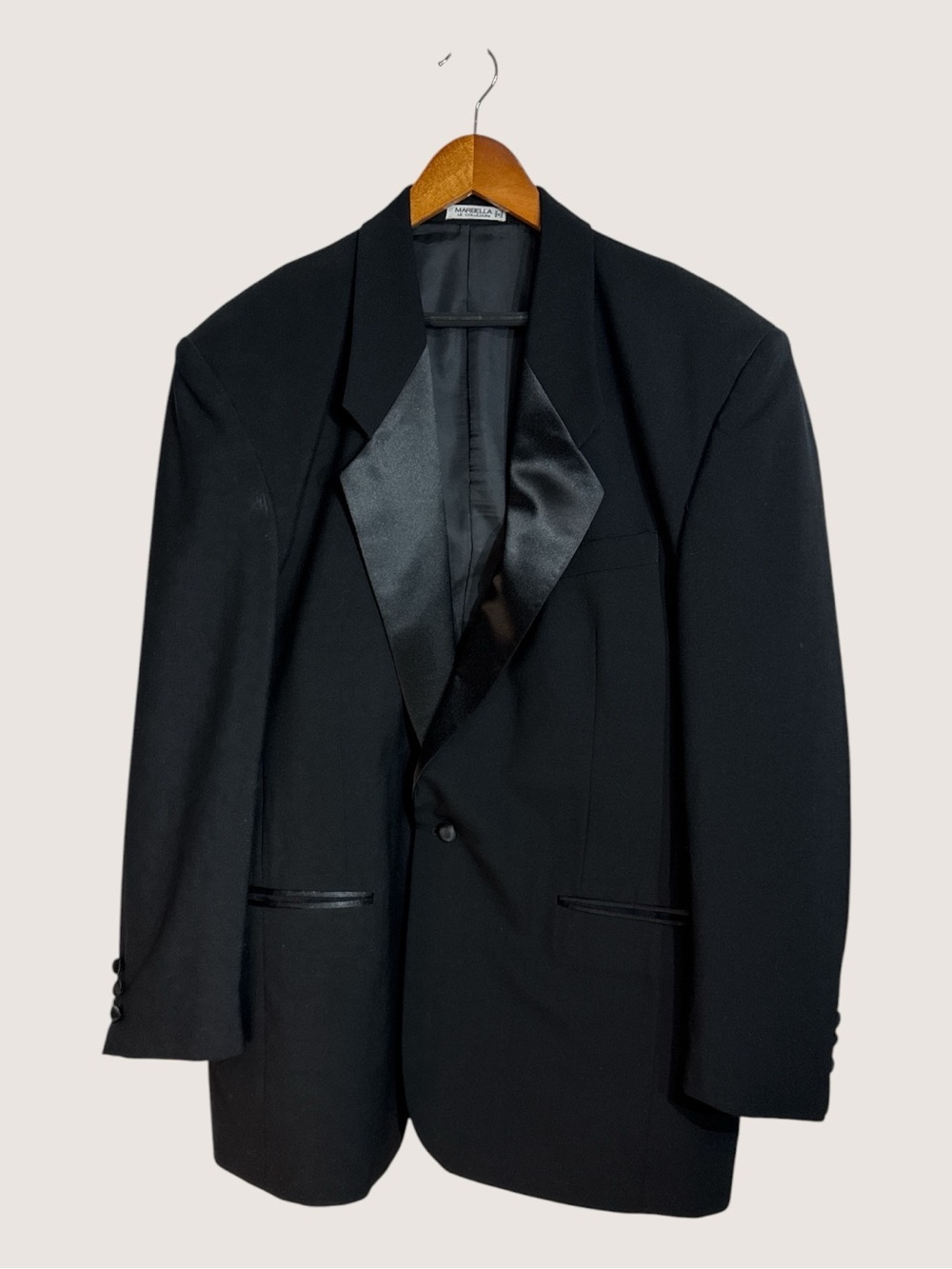 Marbella LeCollezion Tuxedo Jacket Only 38R + FREE Adjustable Cummerbund